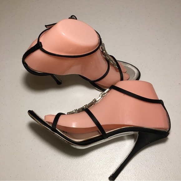 Giuseppe Zanoth Design Sandal Heels Shoes Size 40 SB-BH - Picture 2 of 13